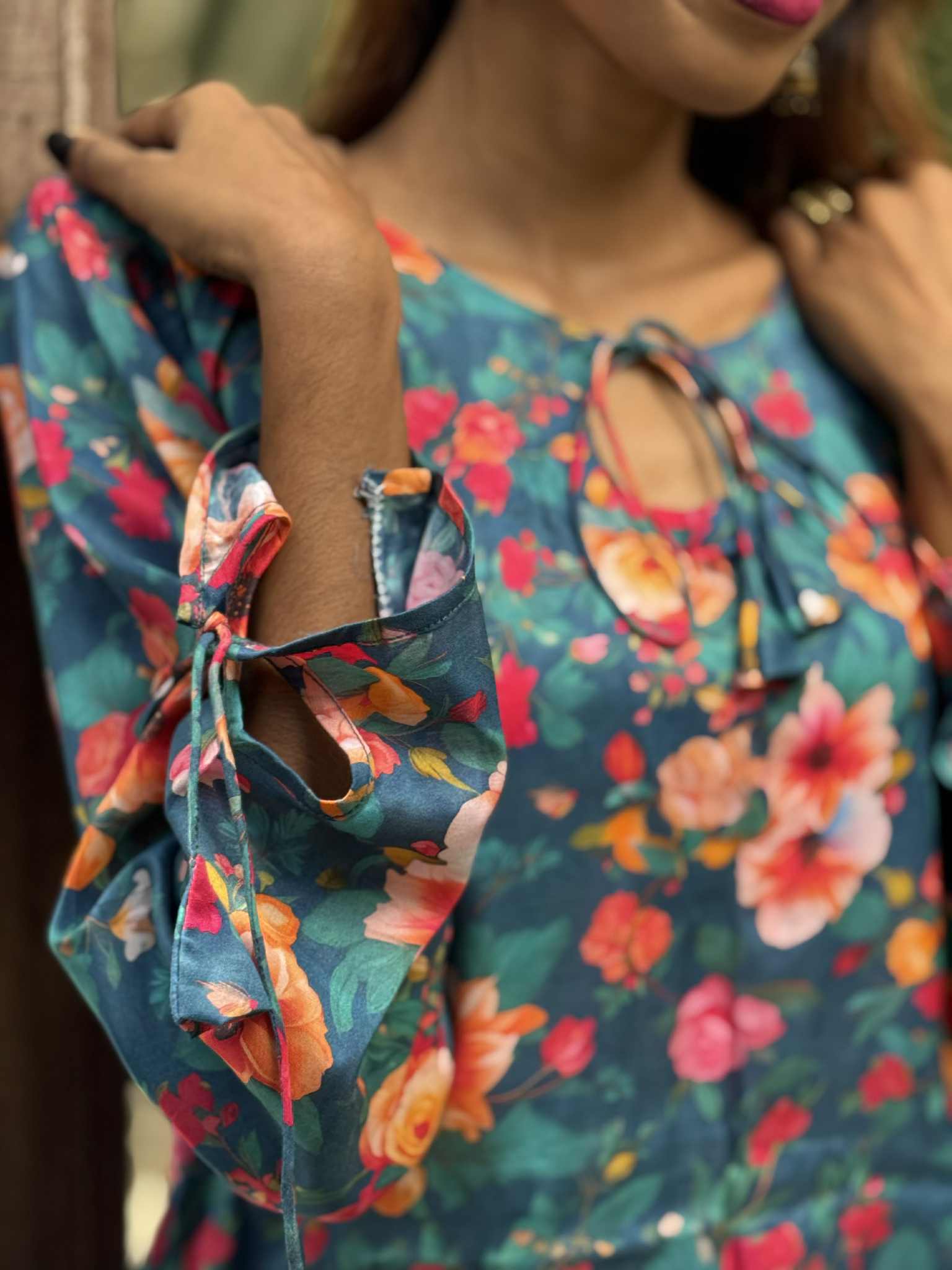 Fulbanu (ফুলবানু) - Silk Short Kurti