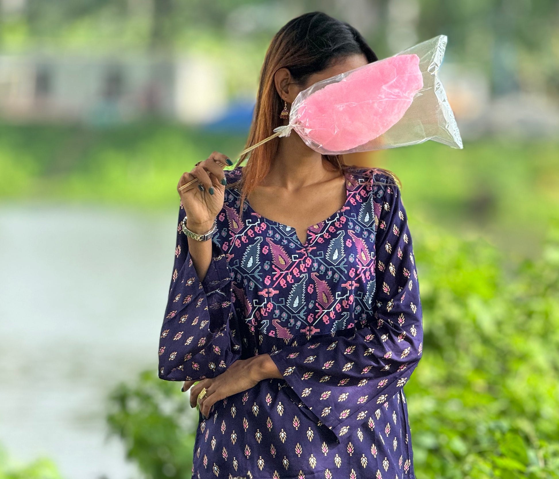 Neela (নীলা) - Cotton Short Kurti
