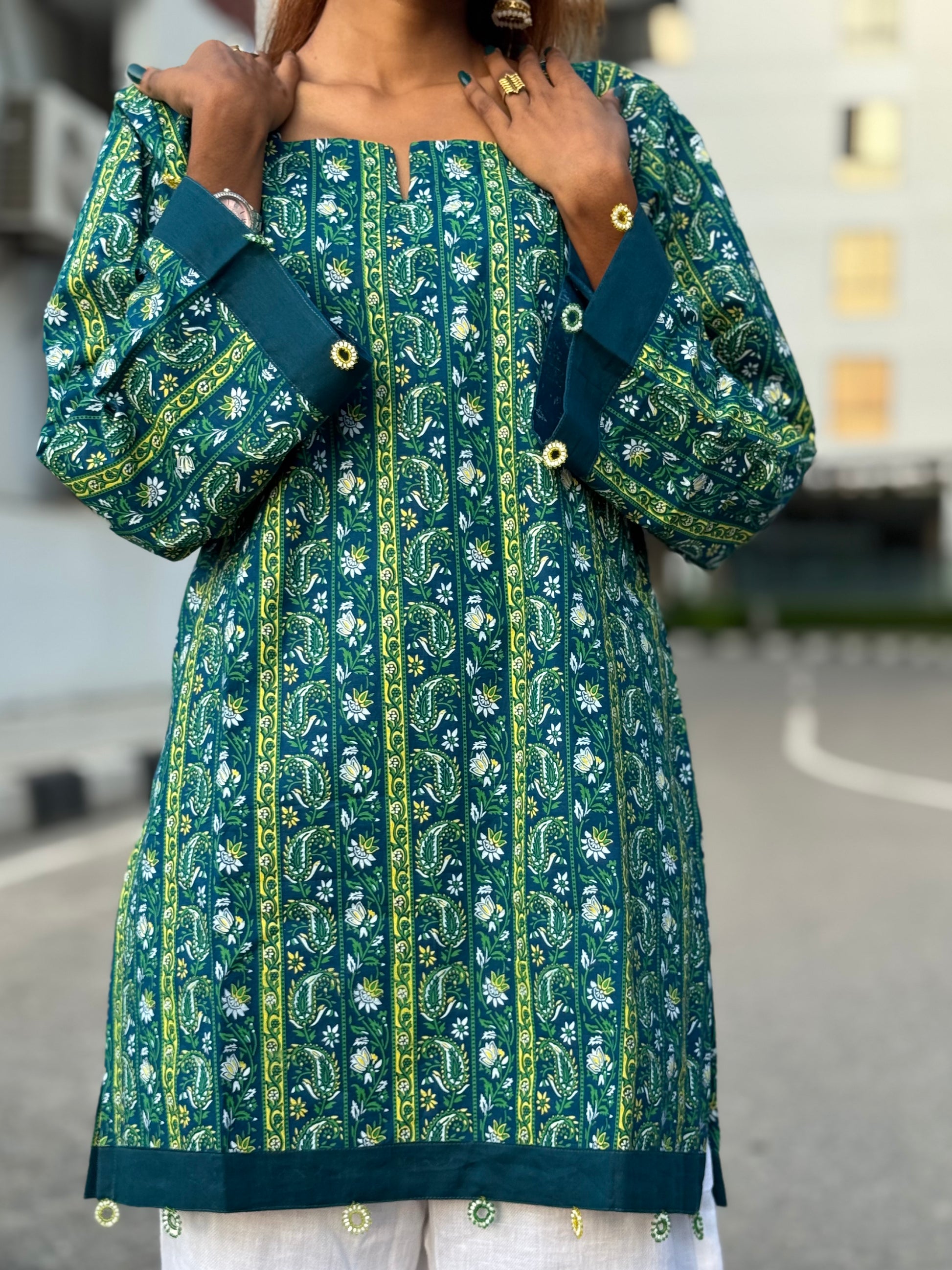 Nupur (নূপুর) - Cotton Short Kurti