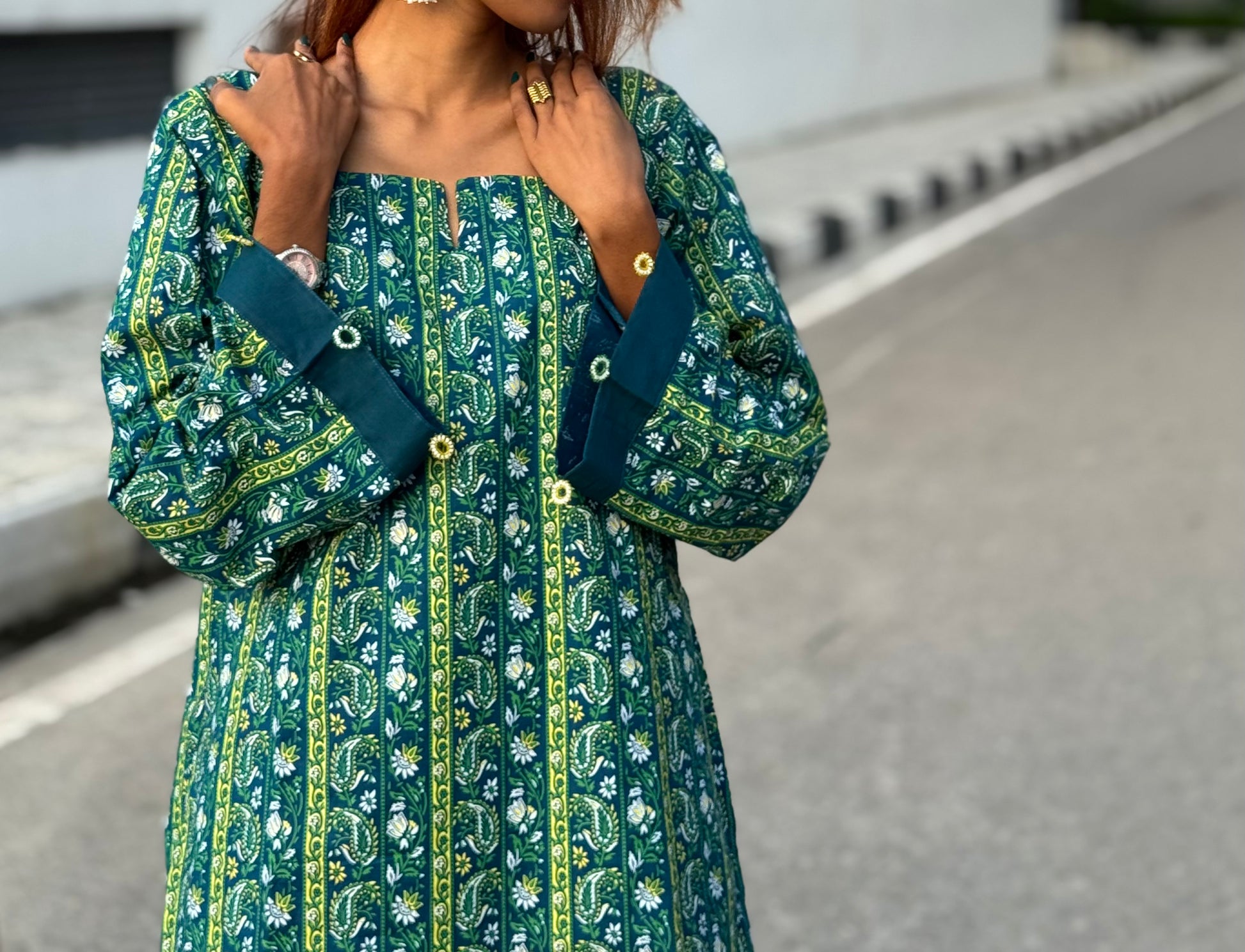 Nupur (নূপুর) - Cotton Short Kurti