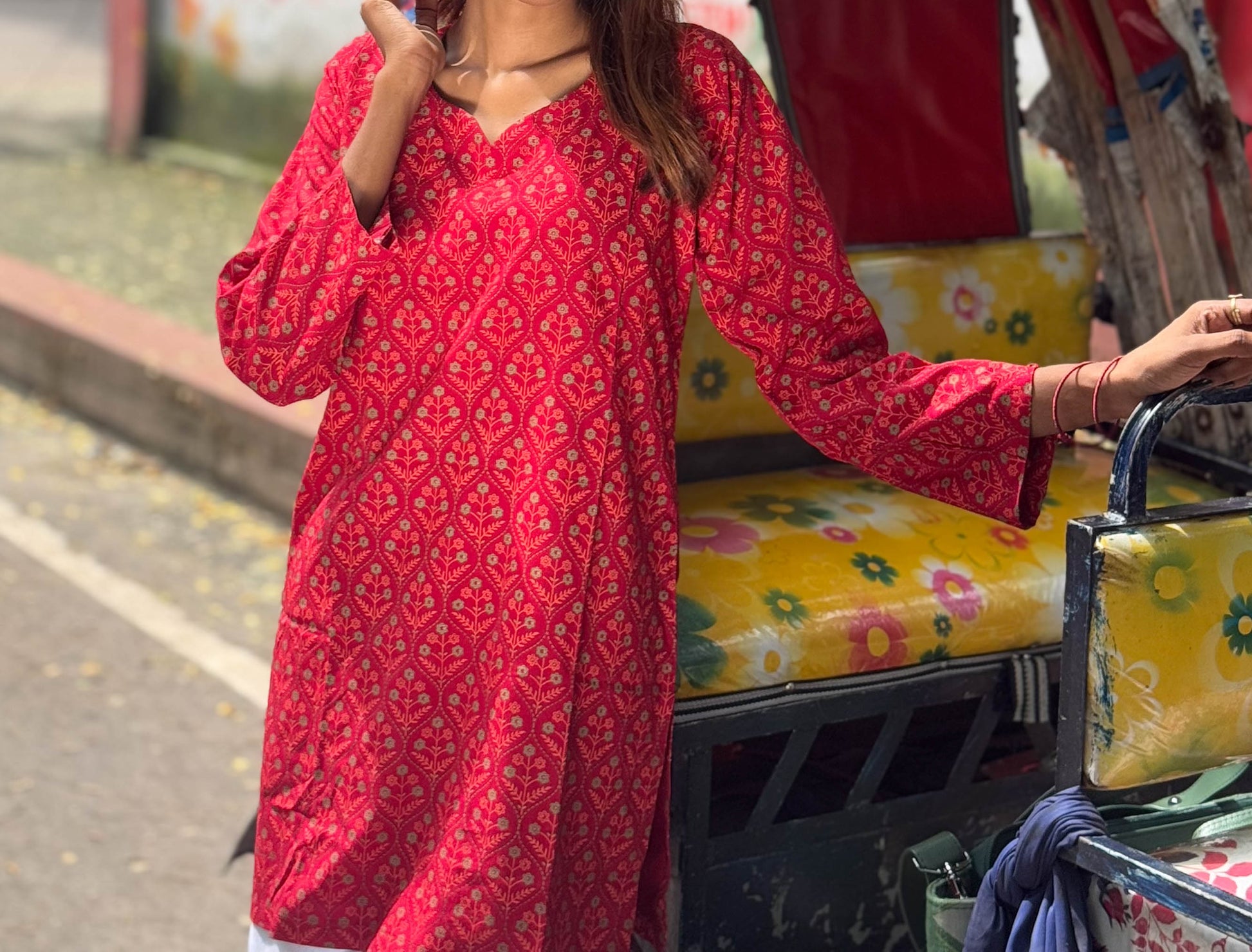 Lalkonna (লালকন্যা) - Cotton Short Kurti