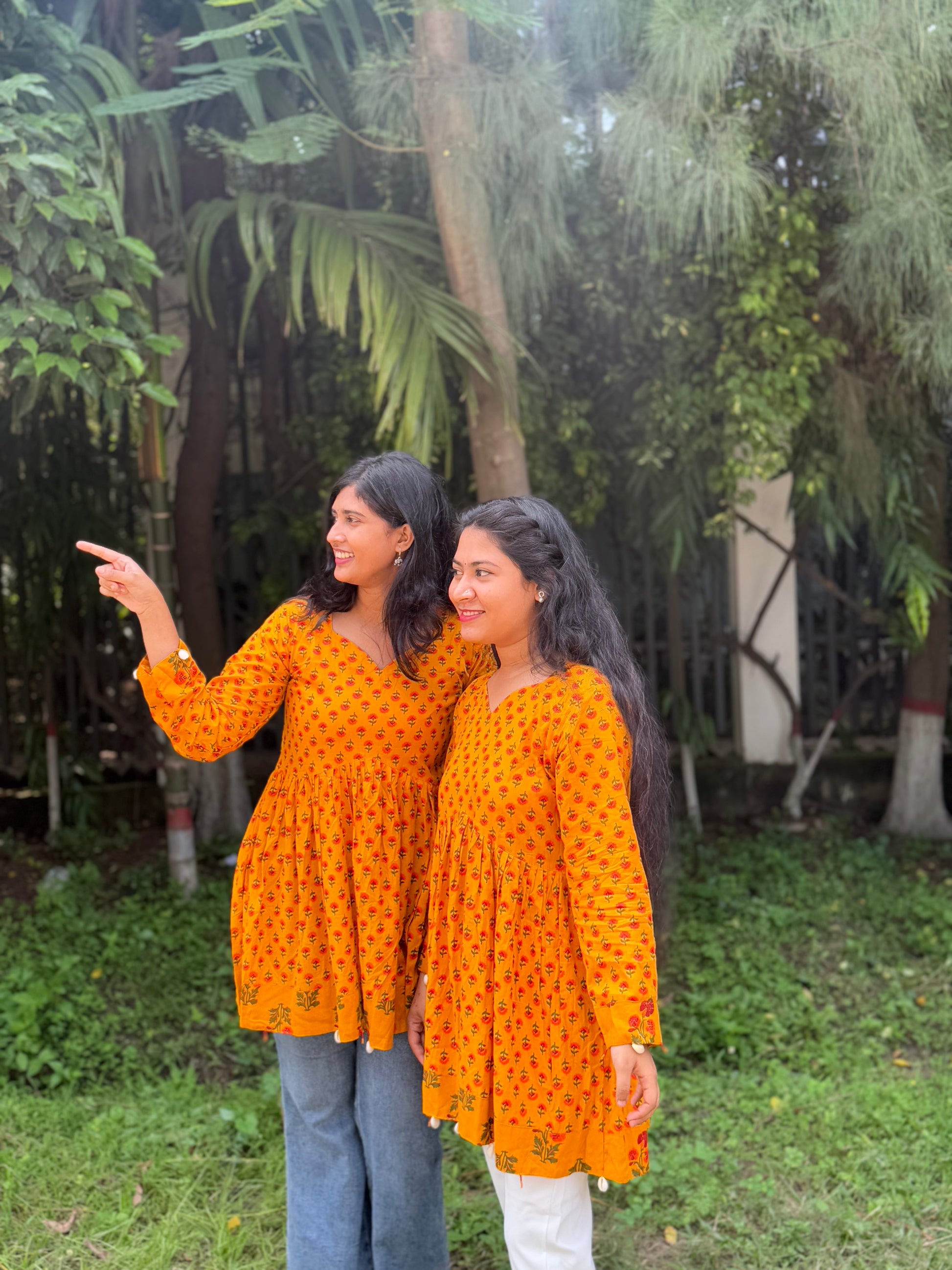 Sunflower (সানফ্লাওয়ার) - Cotton Short Kurti