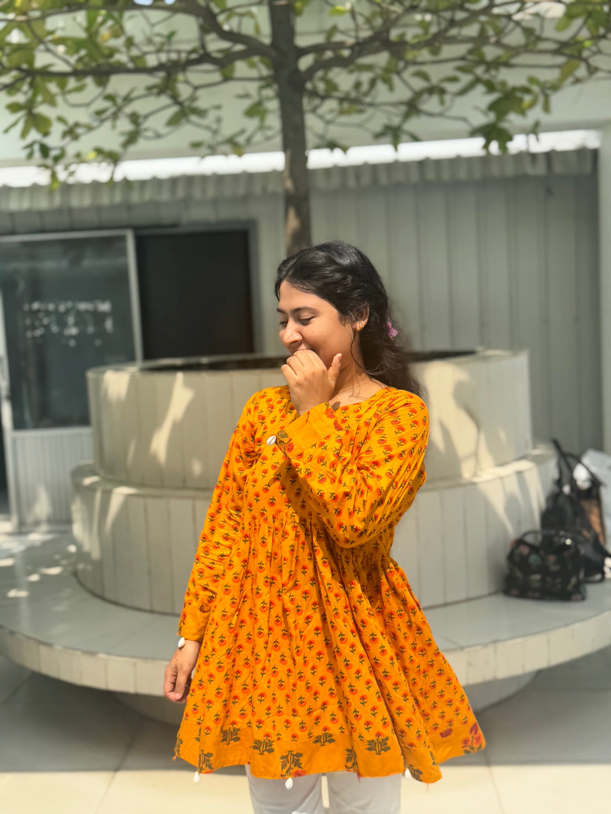 Sunflower (সানফ্লাওয়ার) - Cotton Short Kurti