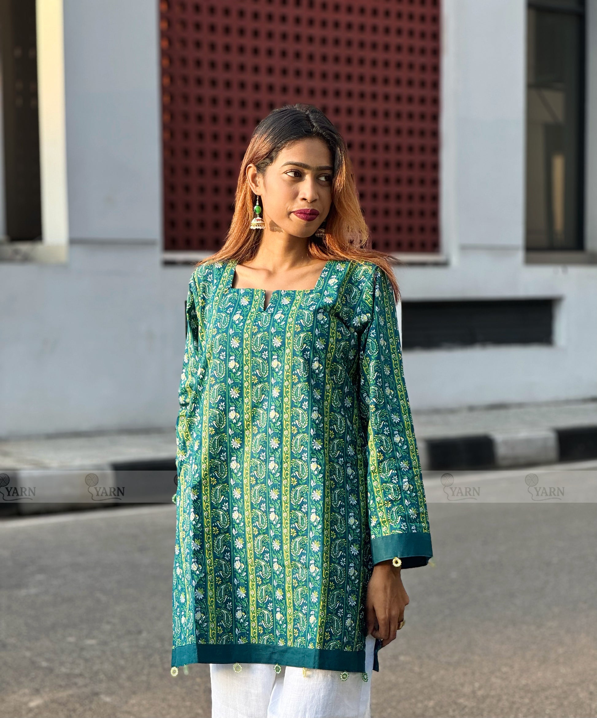 Nupur (নূপুর) - Cotton Short Kurti
