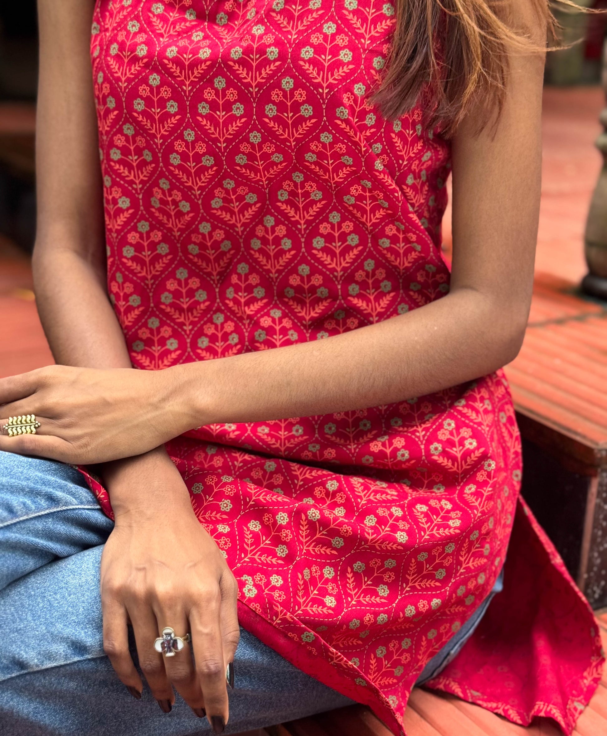Lilabali (লীলাবালি) - Cotton Short Kurti