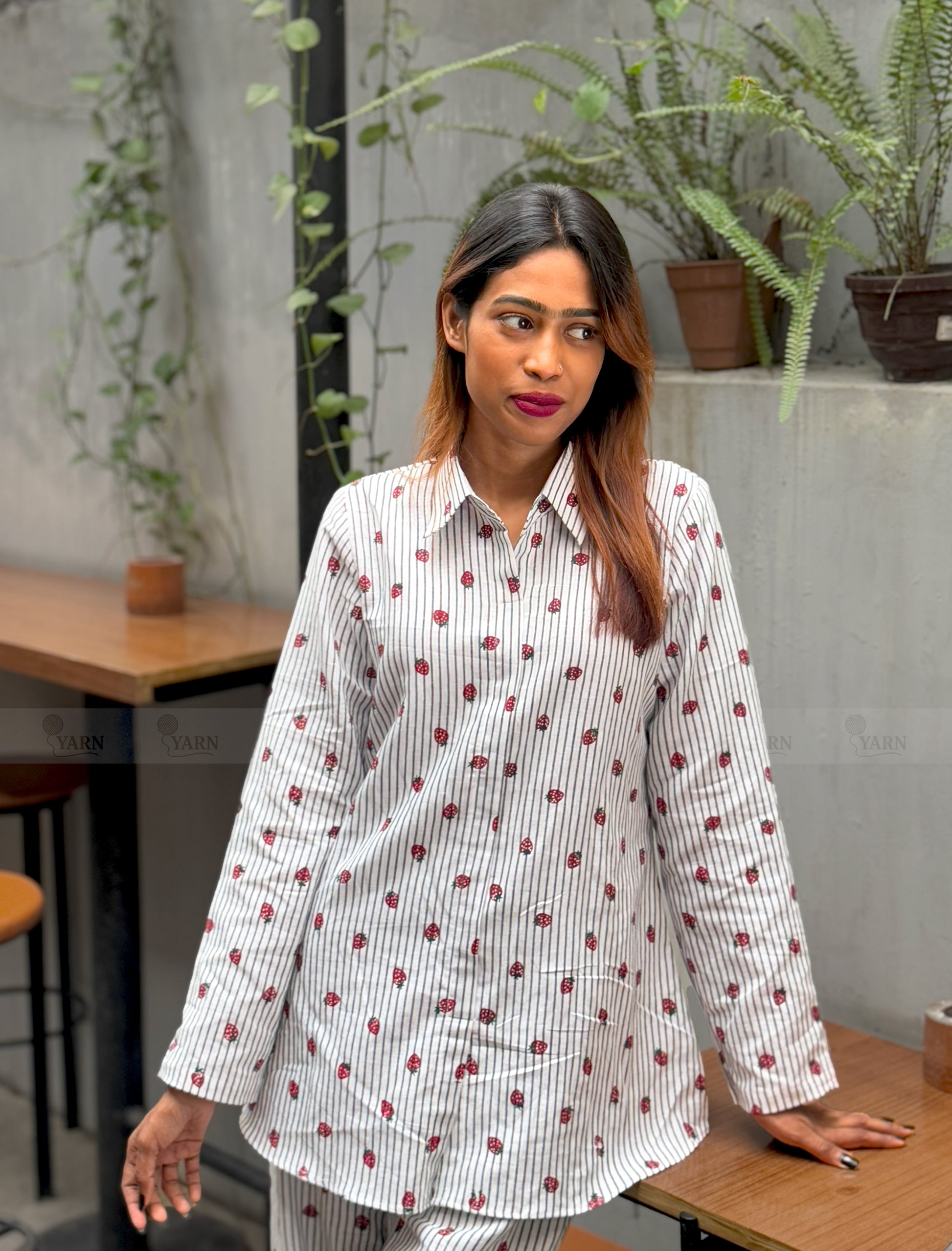Strawberry (স্ট্রবেরি) - Premium Cotton Co-Ord Set