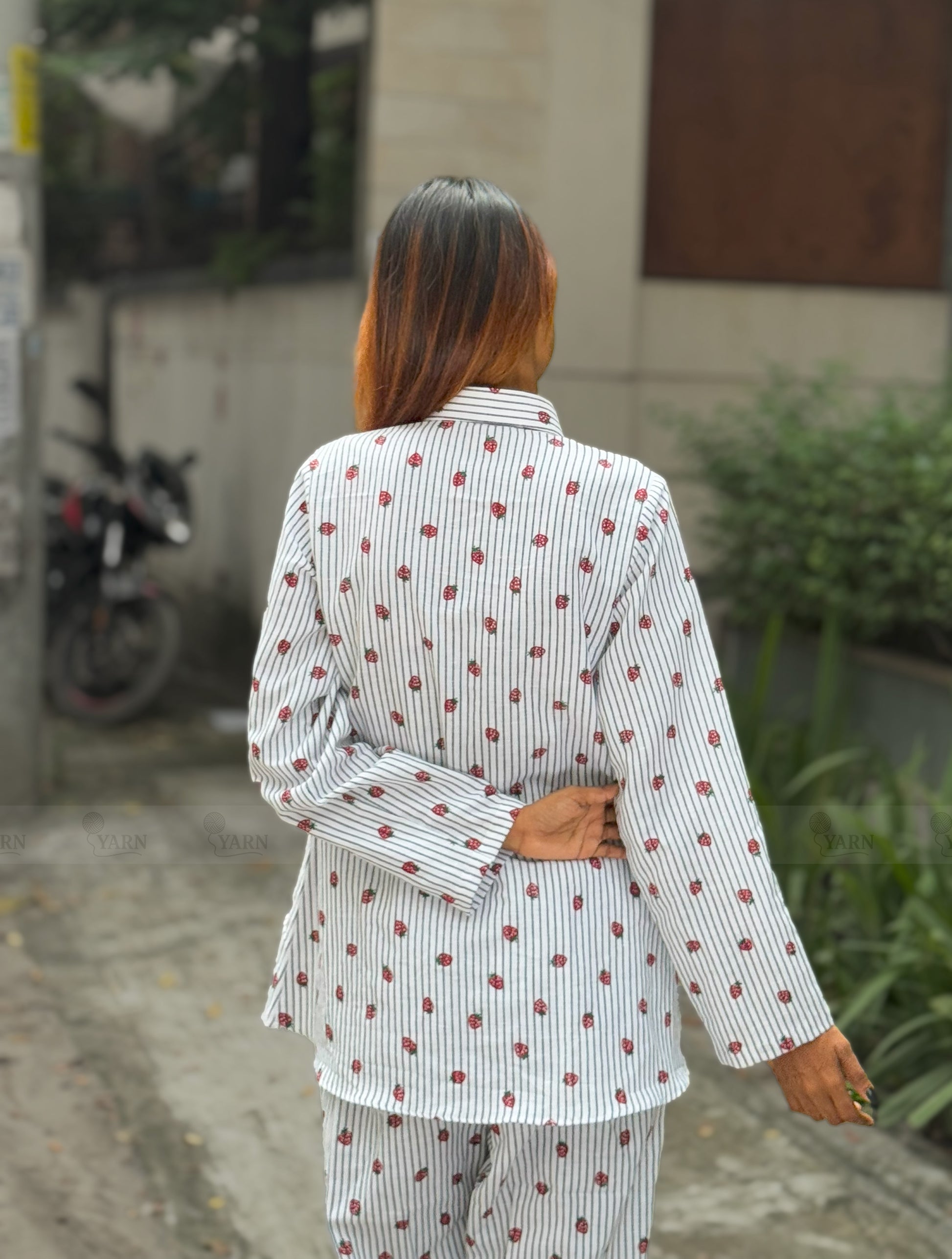Strawberry (স্ট্রবেরি) - Premium Cotton Co-Ord Set
