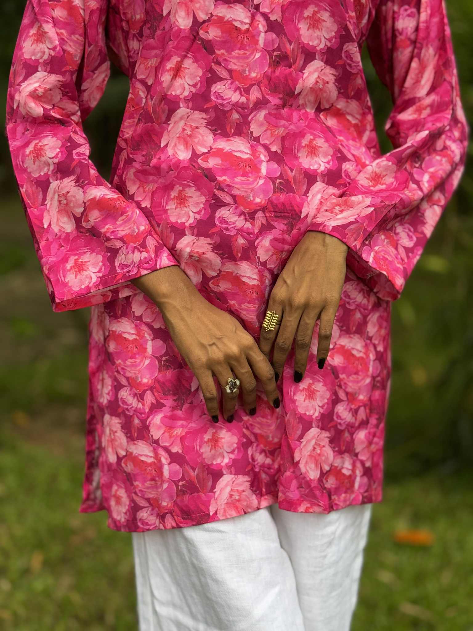 Orchid (অর্কিড) - Premium Cotton Short Kurti