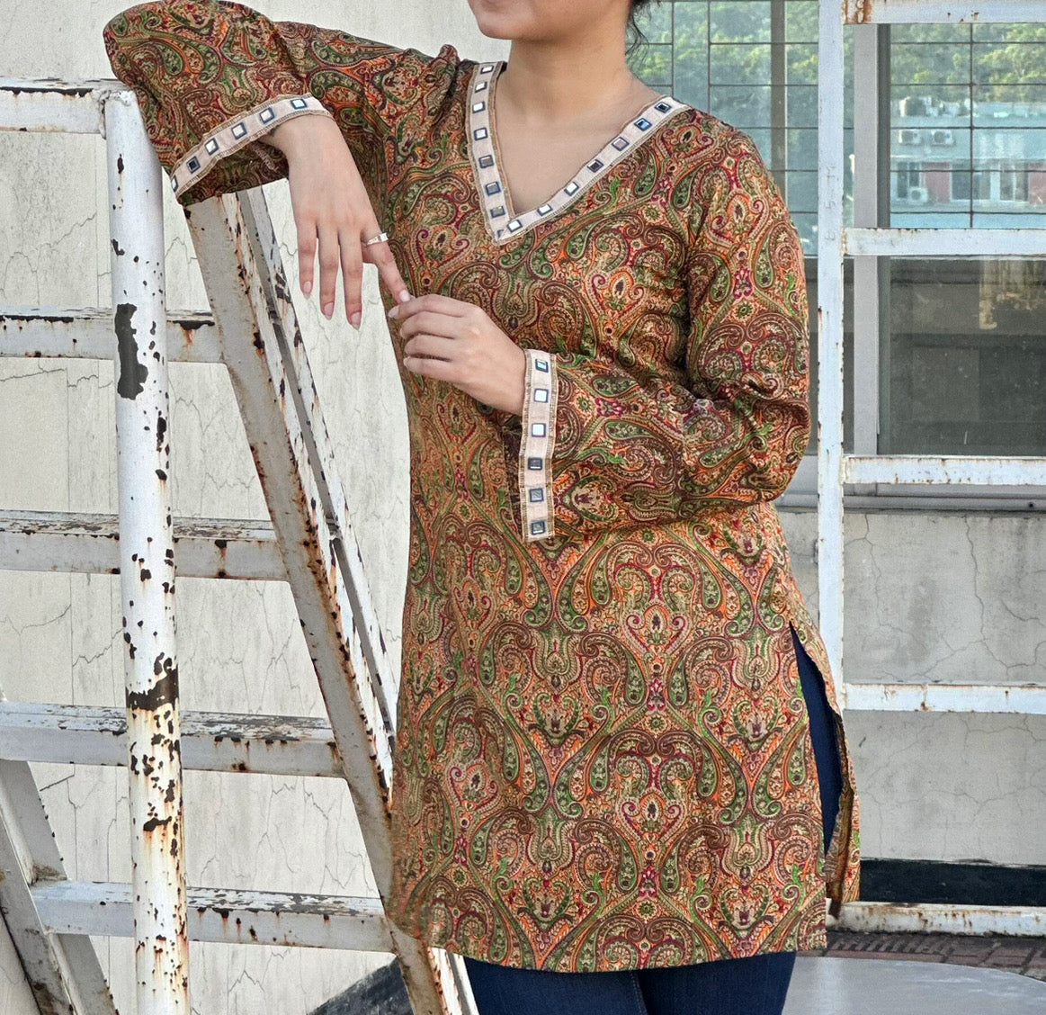 Mirror✨ short kurti
