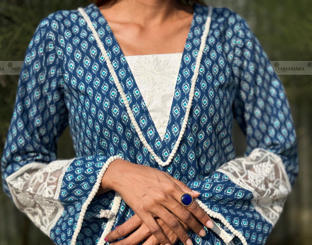 "কাঠগোলাপ " joyouri kurti full set 🌸