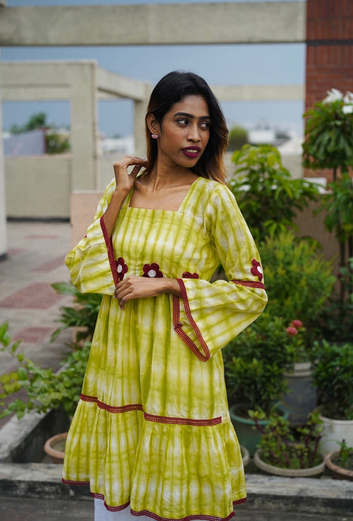 "spring" premium midi frock