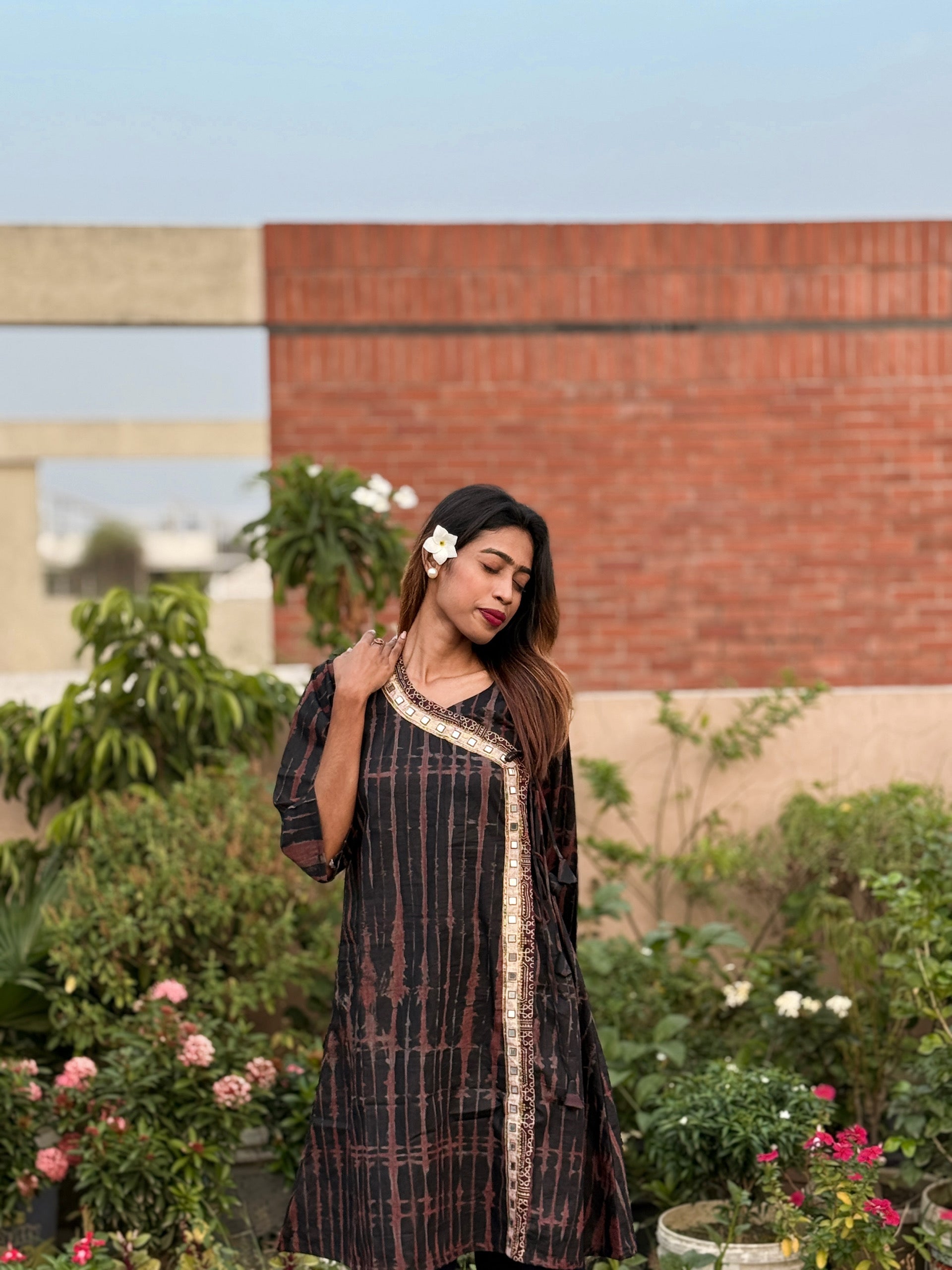 Anarkali tie-dye kurti🌻