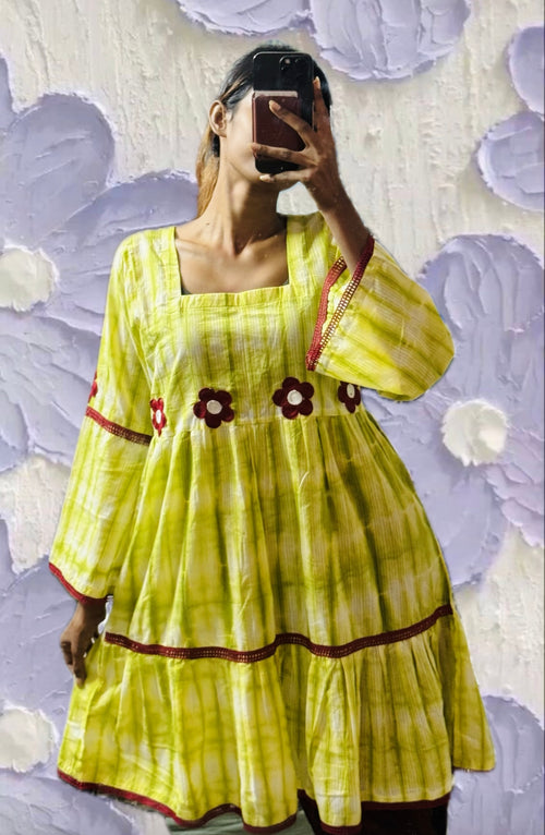 "spring" premium midi frock