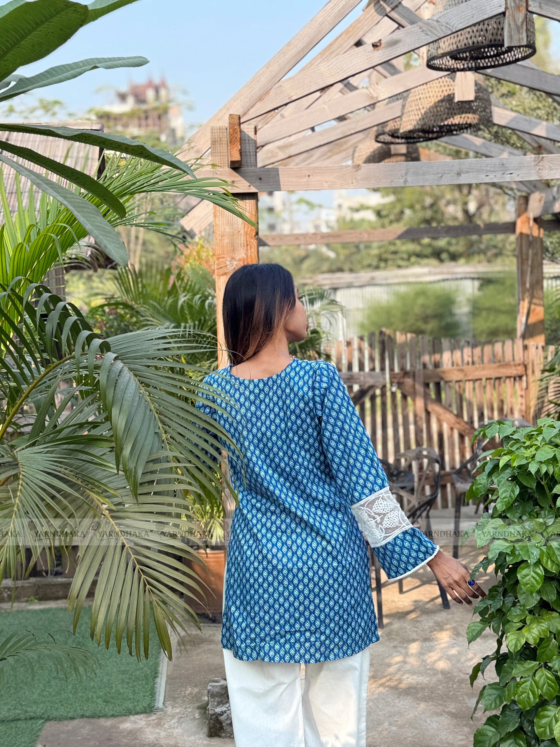 "কাঠগোলাপ " joyouri kurti full set 🌸