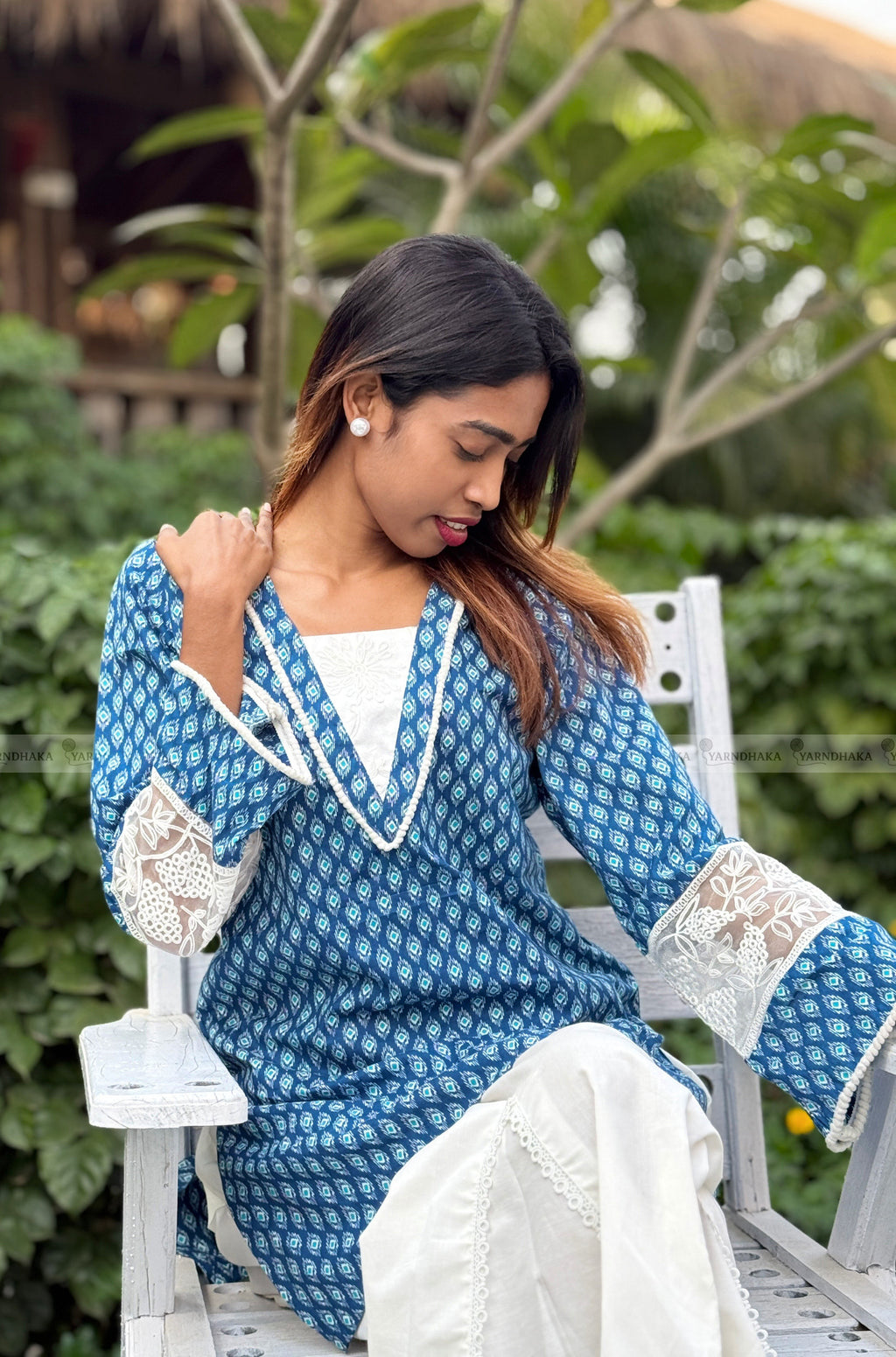 "কাঠগোলাপ " joyouri kurti full set 🌸