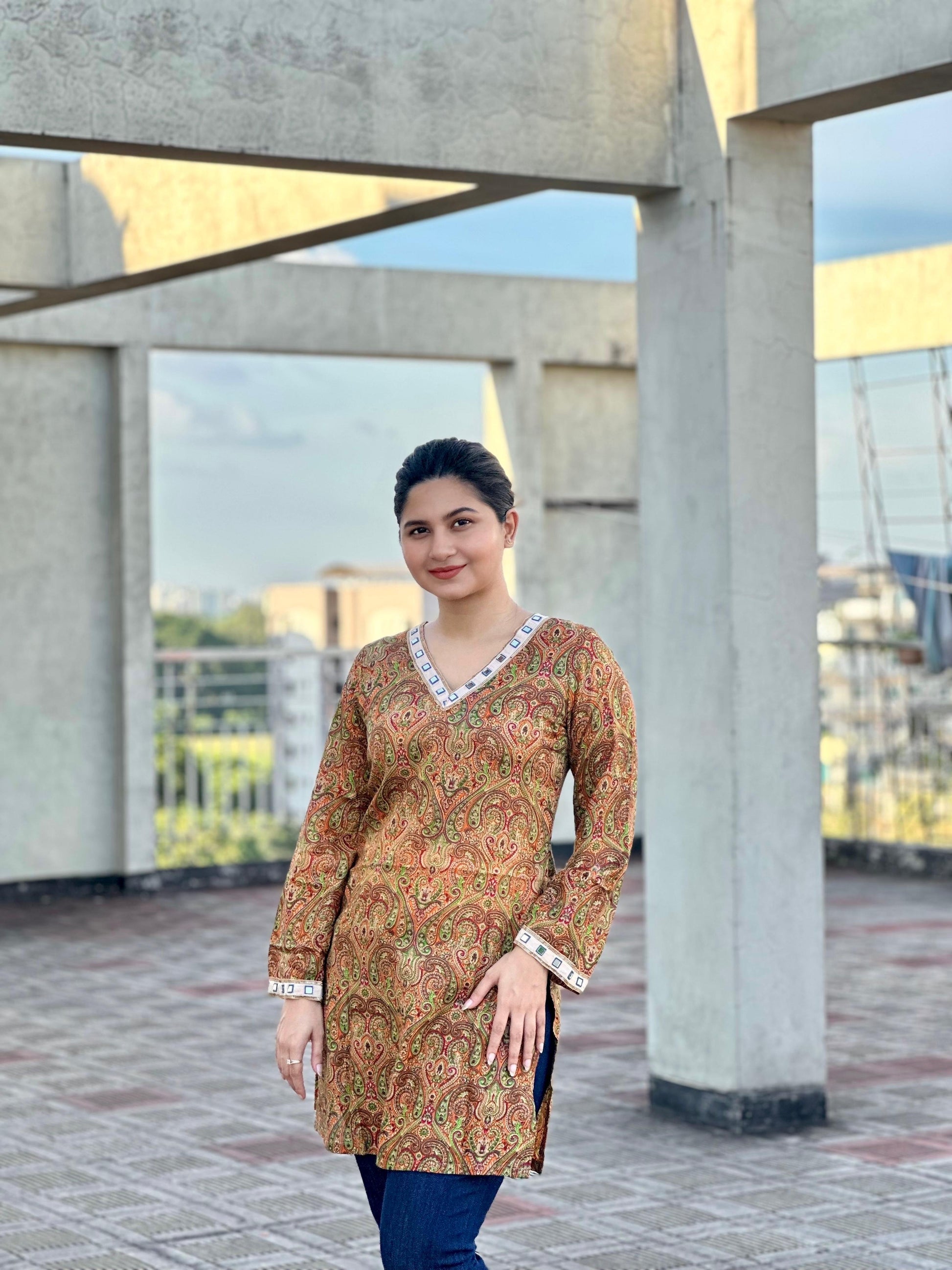 Mirror✨ short kurti
