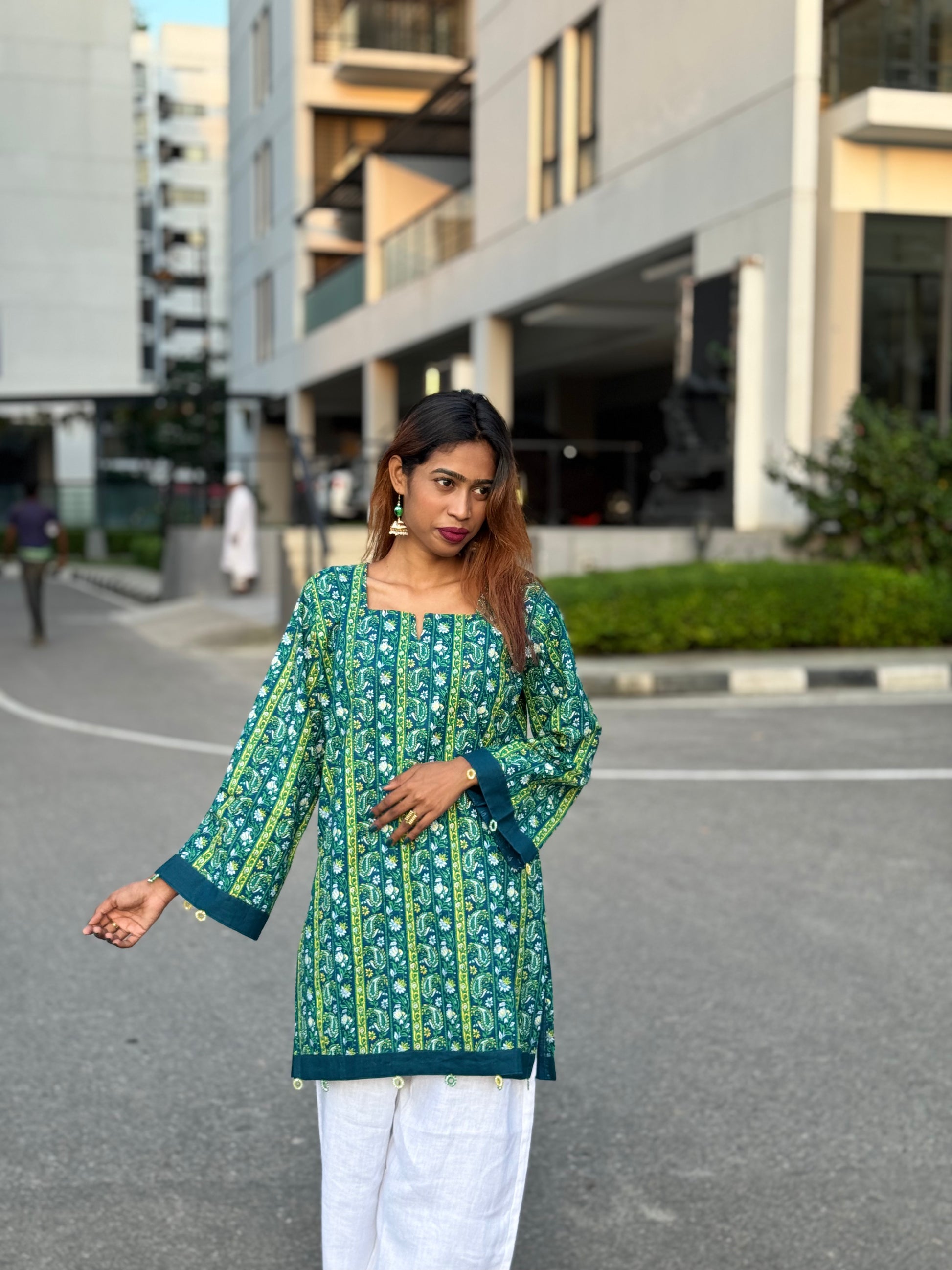 Nupur (নূপুর) - Cotton Short Kurti