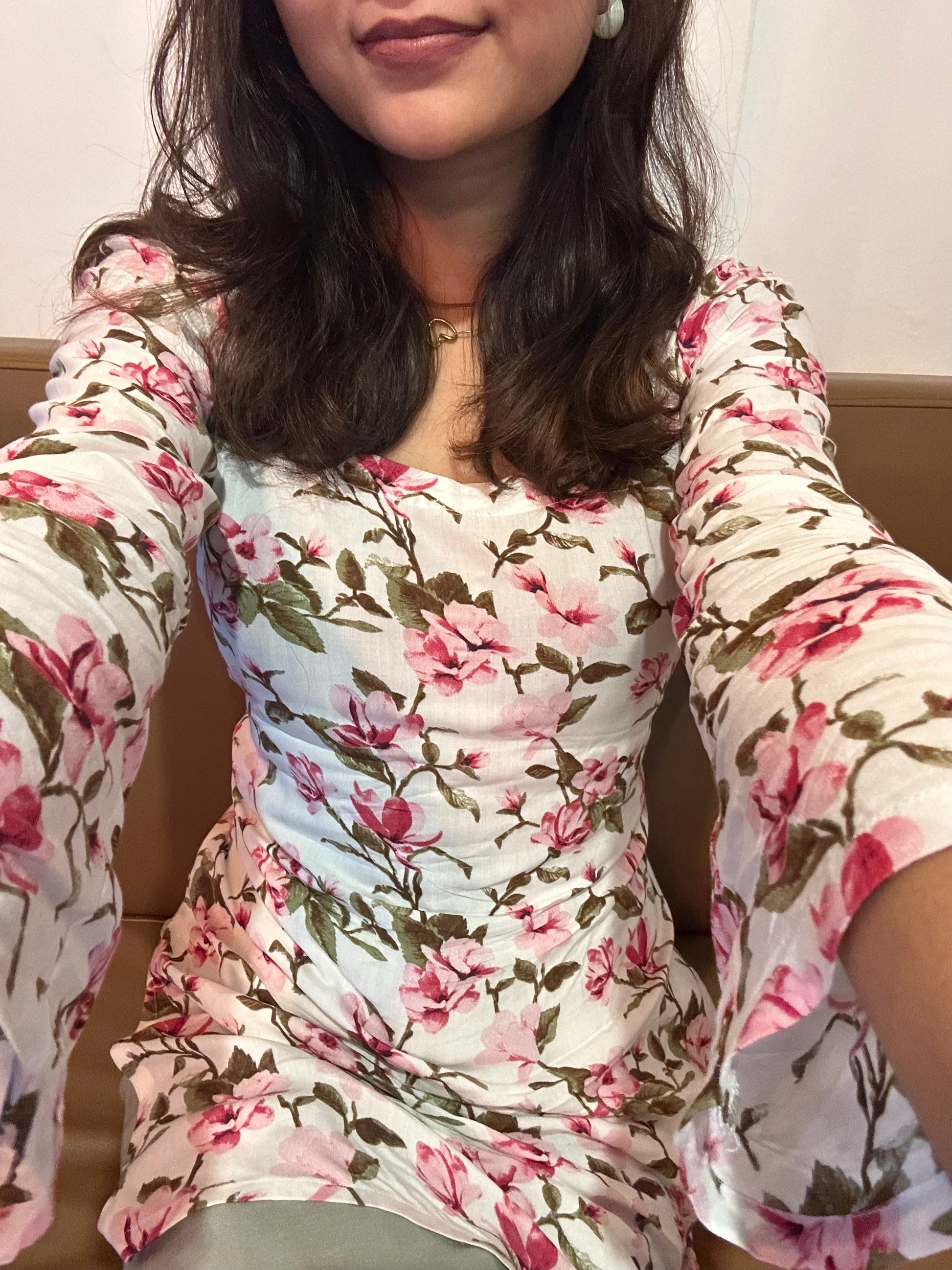 blossom🌸 crochet back kurti