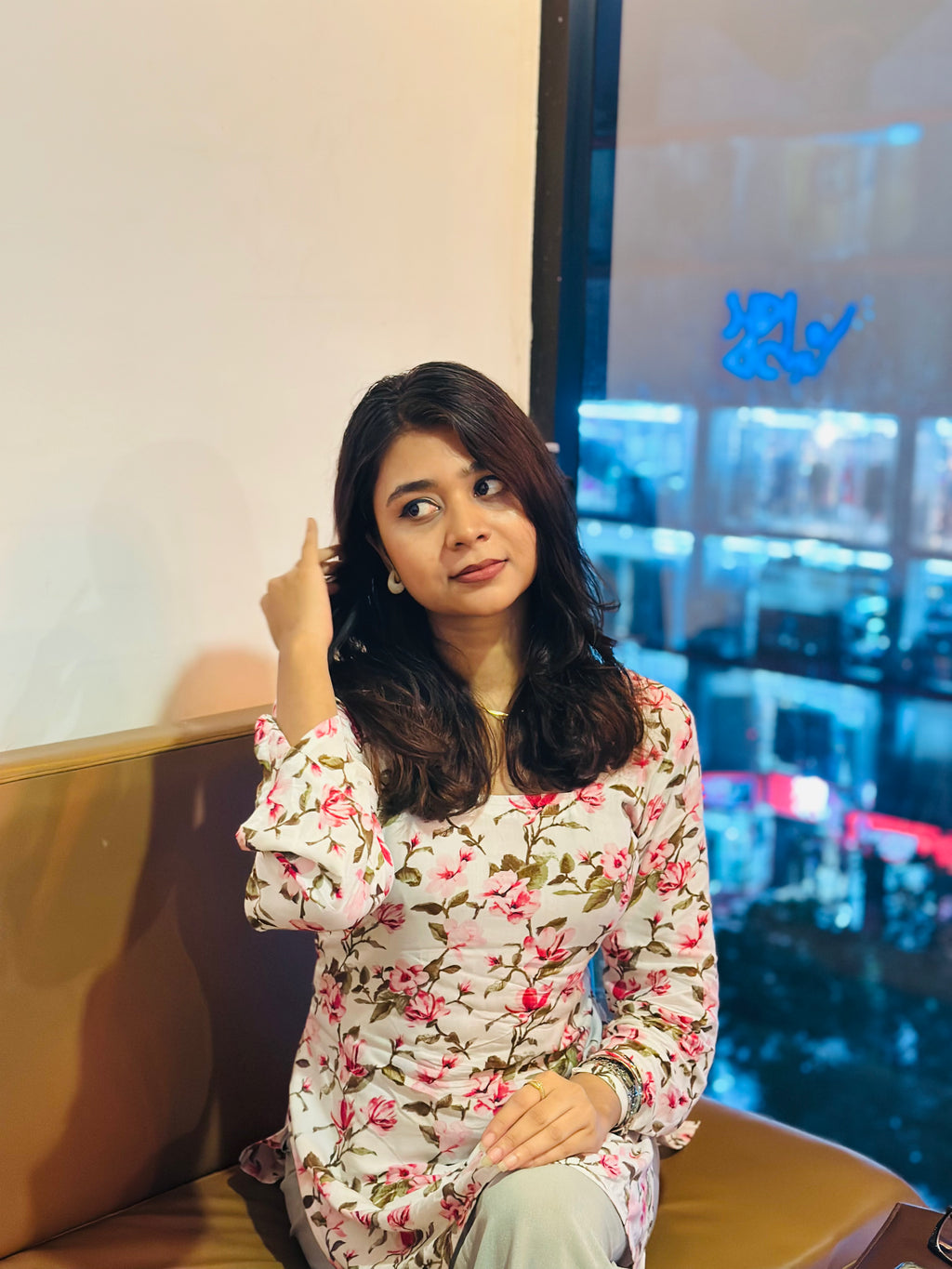 blossom🌸 crochet back kurti