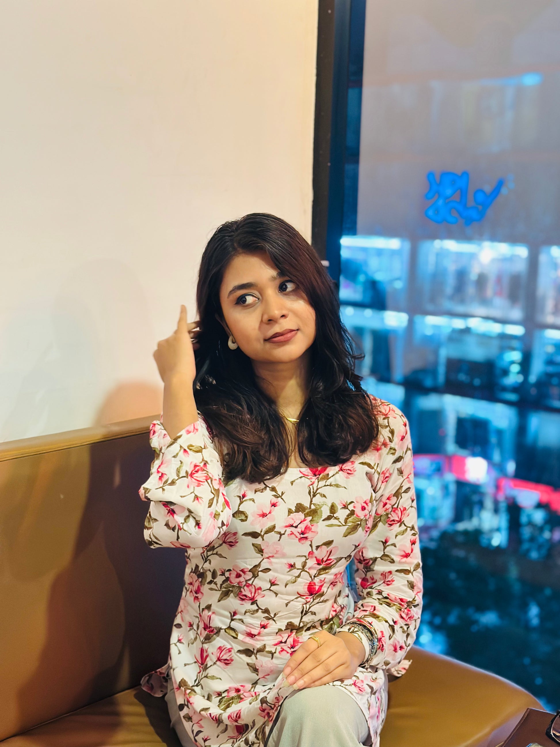 blossom🌸 crochet back kurti